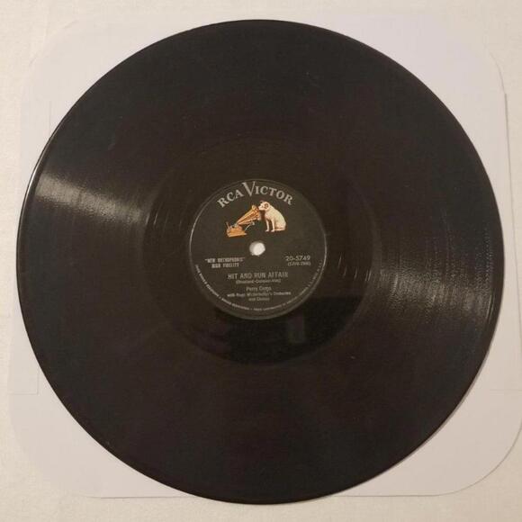 3/$25 Perry Como 78 RPM Hit and Run Affair / Night So Beautiful RCA 20-5749 - Picture 1 of 5